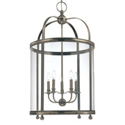 Hudson Valley - 7820-HN - Five Light Pendant - Larchmont - Historic Nickel