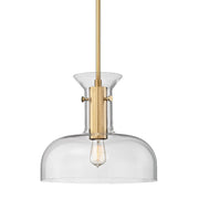 Hudson Valley - 7916-AGB - One Light Pendant - Coffey - Aged Brass
