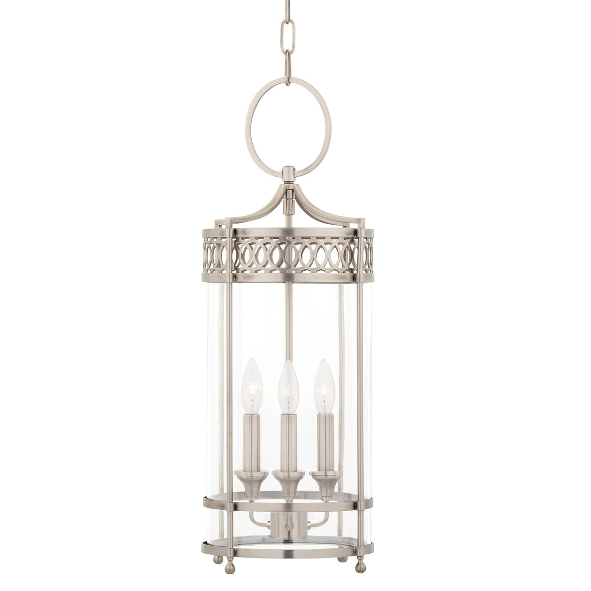 Hudson Valley - 8993-AN - Three Light Pendant - Amelia - Antique Nickel