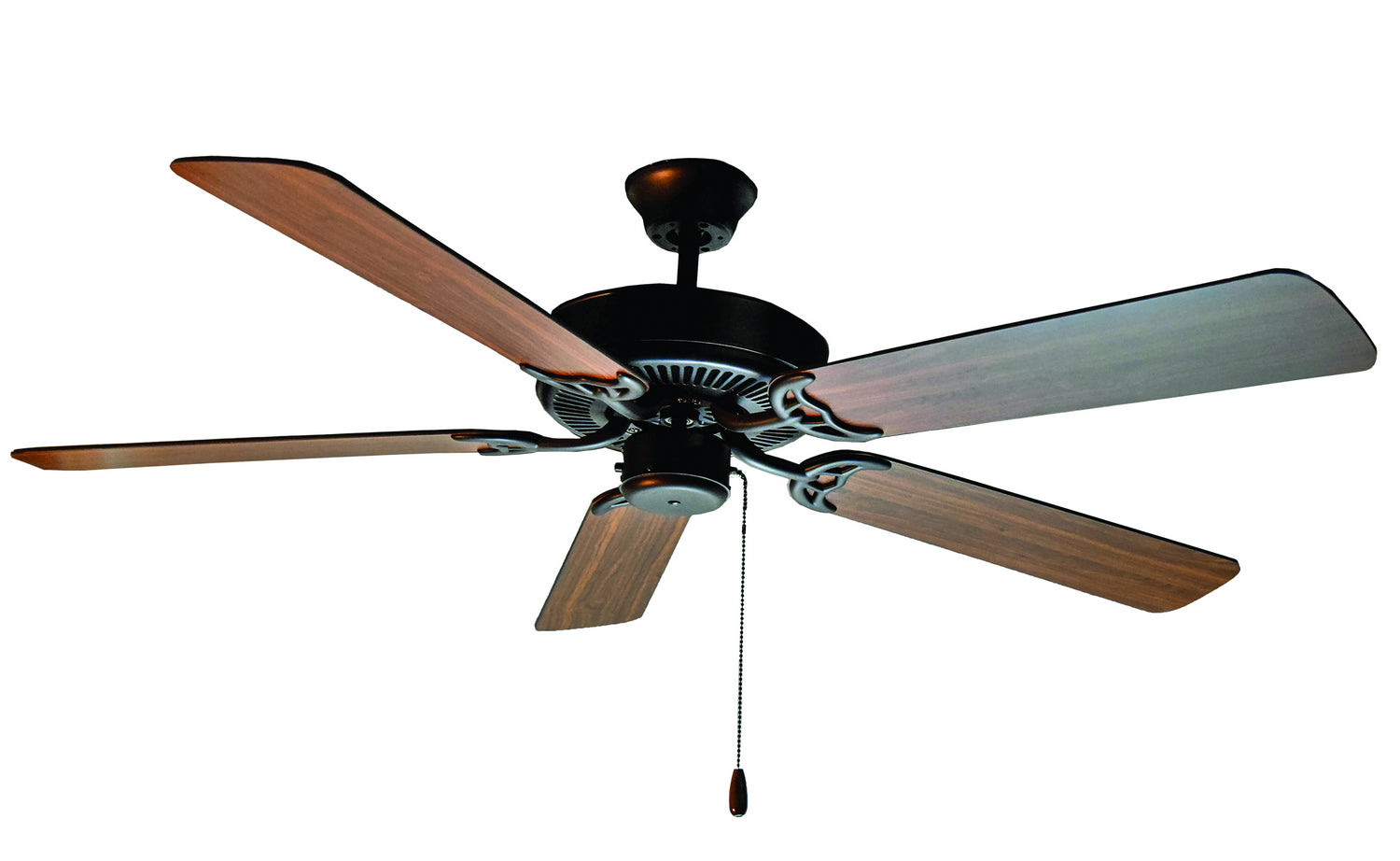 Maxim - 89905OIWP - 52" Ceiling Fan - Basic-Max - Oil Rubbed Bronze / Walnut / Pecan