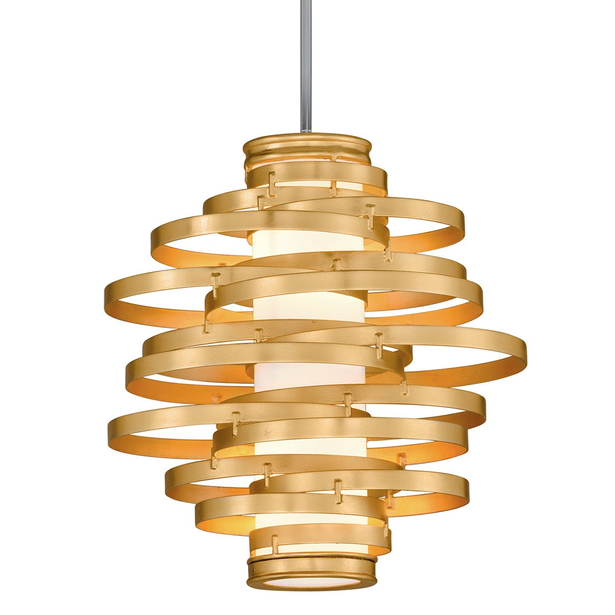 Corbett Lighting - 225-42-GL - LED Pendant - Vertigo - Gold Leaf