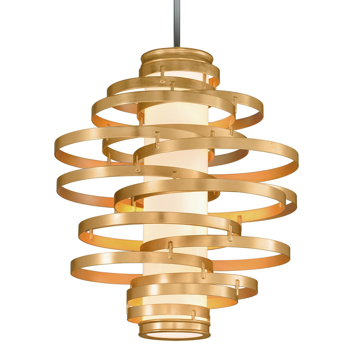 Corbett Lighting - 225-44-GL - LED Chandelier - Vertigo - Gold Leaf