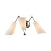 Hudson Valley - 5300-PN - Three Light Wall Sconce - Buckingham - Polished Nickel