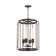 Hudson Valley - 9716-OB - Four Light Pendant - Hyde Park - Old Bronze