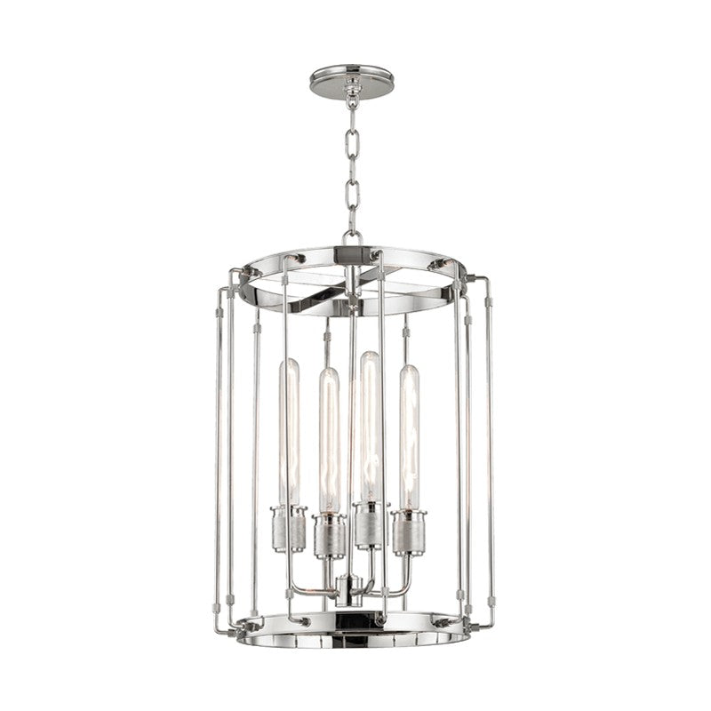 Hudson Valley - 9716-PN - Four Light Pendant - Hyde Park - Polished Nickel