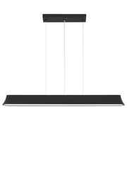 Visual Comfort Modern - 700LSZHN49B-LED277 - LED Linear Suspension - Zhane - Black Rubberized