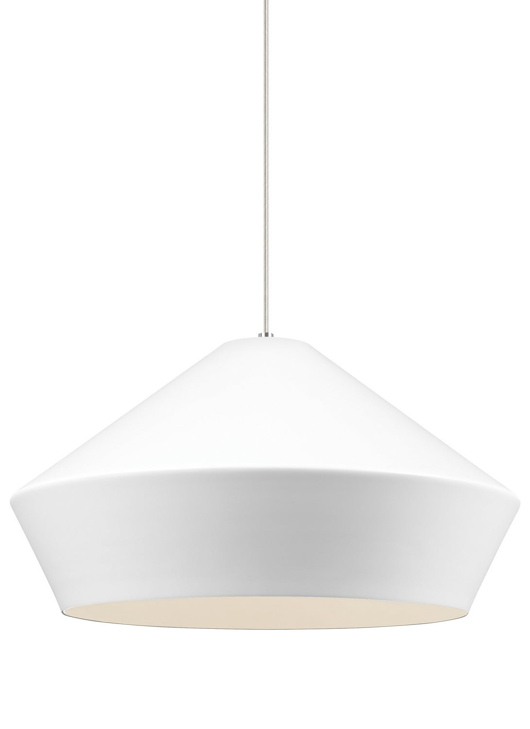 Visual Comfort Modern - 700TDBMLGPWS - One Light Pendant - Brummel - Satin Nickel