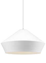 Visual Comfort Modern - 700TDBMLGPWS - One Light Pendant - Brummel - Satin Nickel