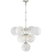 Visual Comfort Signature - ARN 5401PN-WG - Ten Light Chandelier - Cristol - Polished Nickel