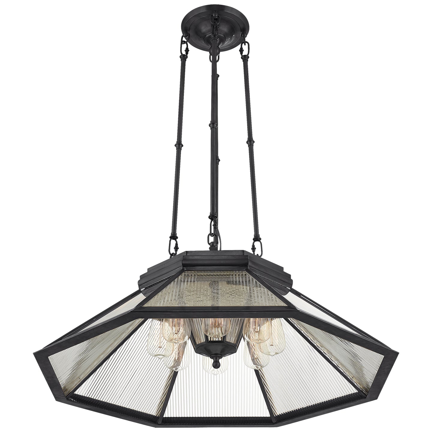 Ralph Lauren - RL 5064BZ-CG - Eight Light Chandelier - Rivington - Bronze
