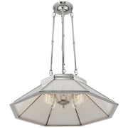 Ralph Lauren - RL 5064PN-WG - Eight Light Chandelier - Rivington - Polished Nickel