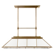 Ralph Lauren - RL 5067NB-CG - Seven Light Billiard Chandelier - Rivington - Natural Brass