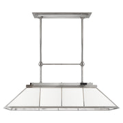 Ralph Lauren - RL 5067PN-CG - Seven Light Billiard Chandelier - Rivington - Polished Nickel