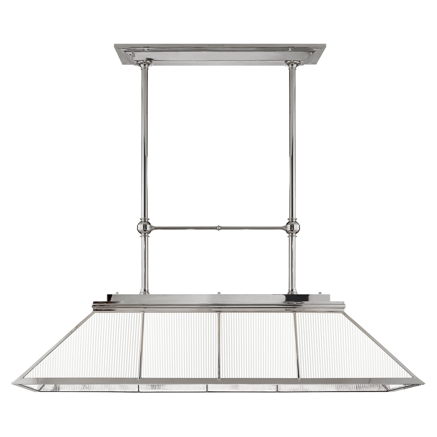 Ralph Lauren - RL 5067PN-CG - Seven Light Billiard Chandelier - Rivington - Polished Nickel