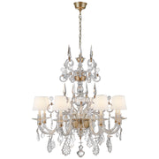 Ralph Lauren - RL 5262CG-L - Eight Light Chandelier - Alexandra - Clear Glass