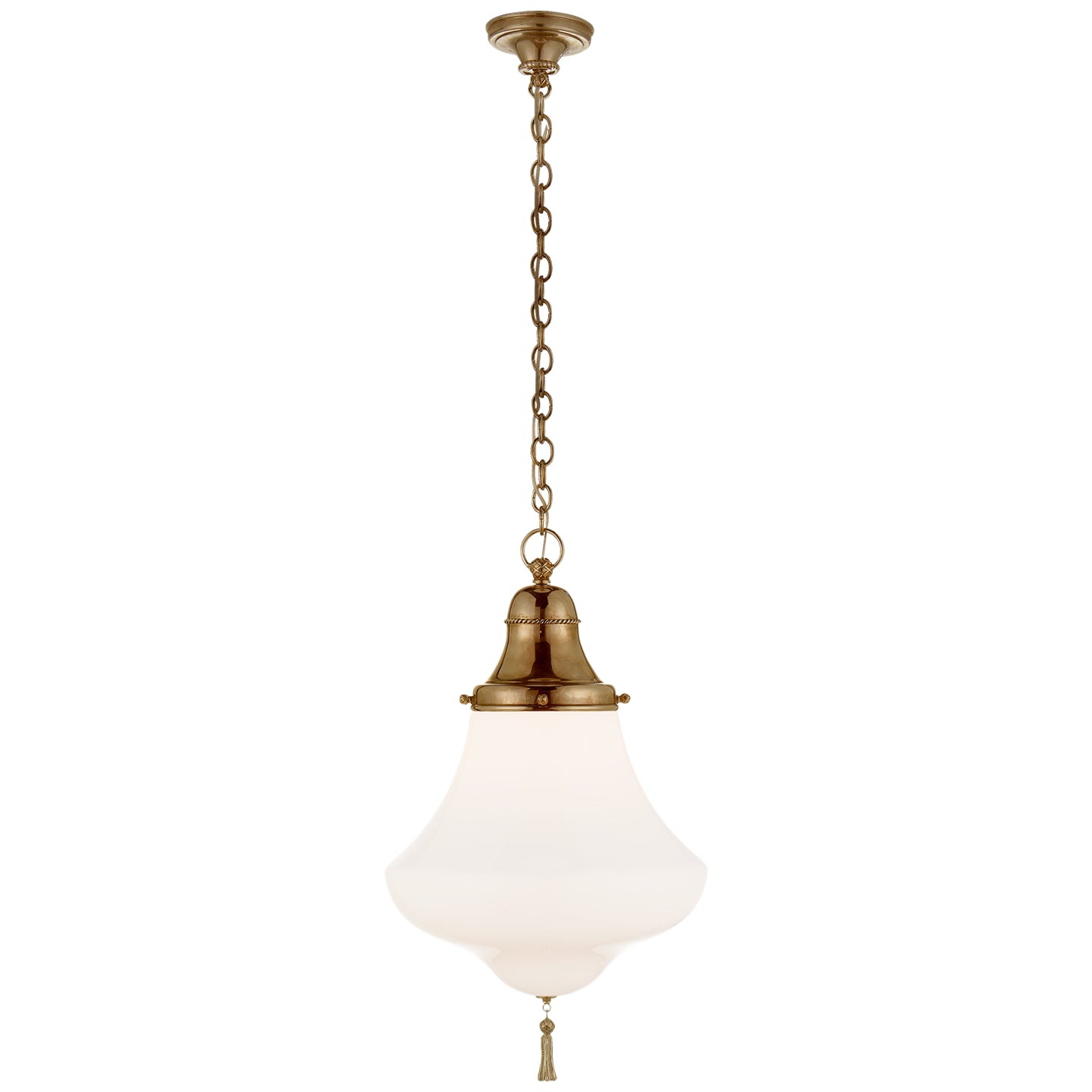 Ralph Lauren - RL 5415NB-WG - One Light Pendant - Xavier - Natural Brass