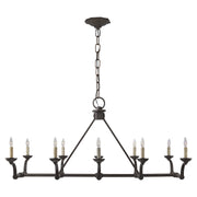 Ralph Lauren - RL 5545NR - Ten Light Chandelier - Robertson - Natural Rusted Iron