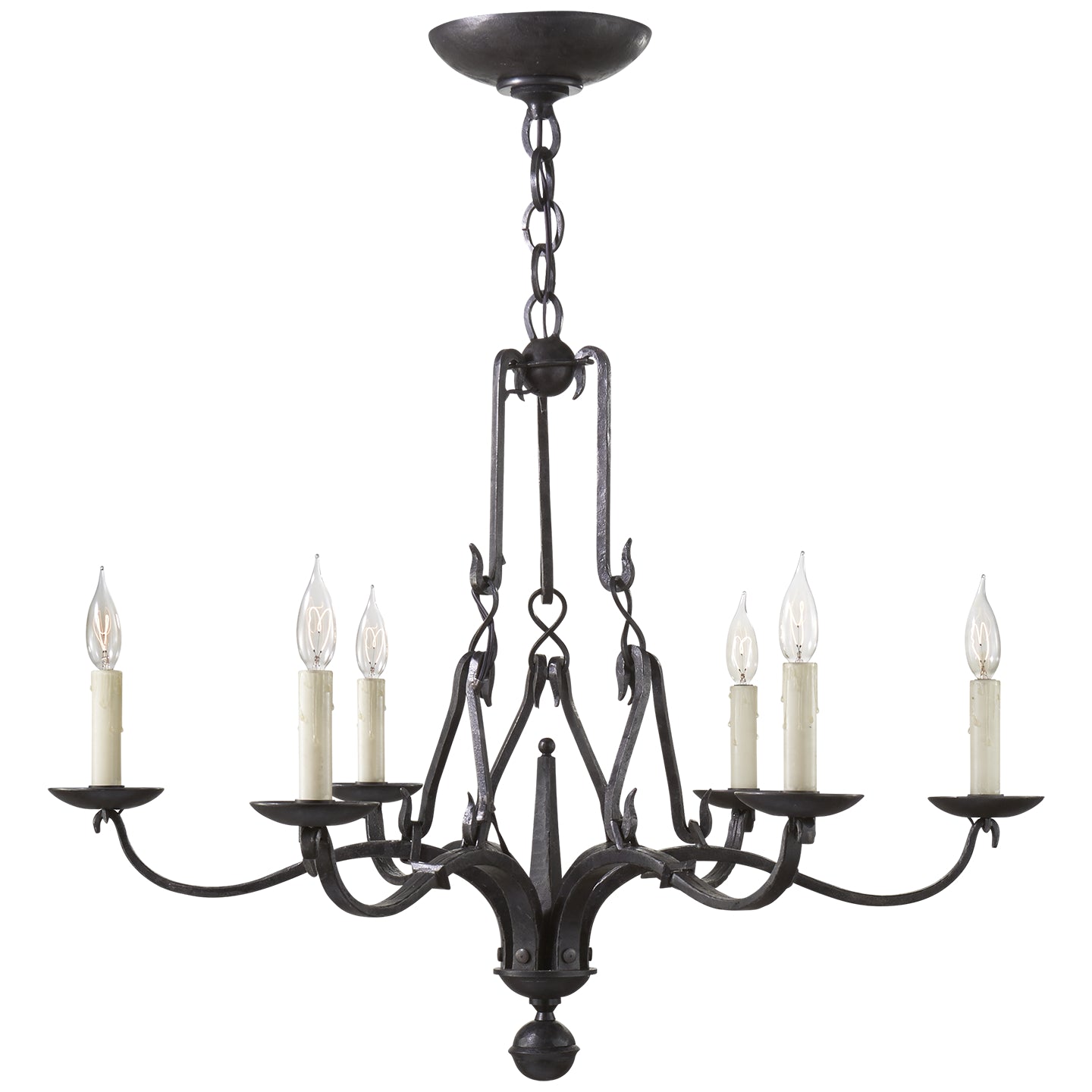 Ralph Lauren - RL 5728AI - Six Light Chandelier - Allegra - Aged Iron