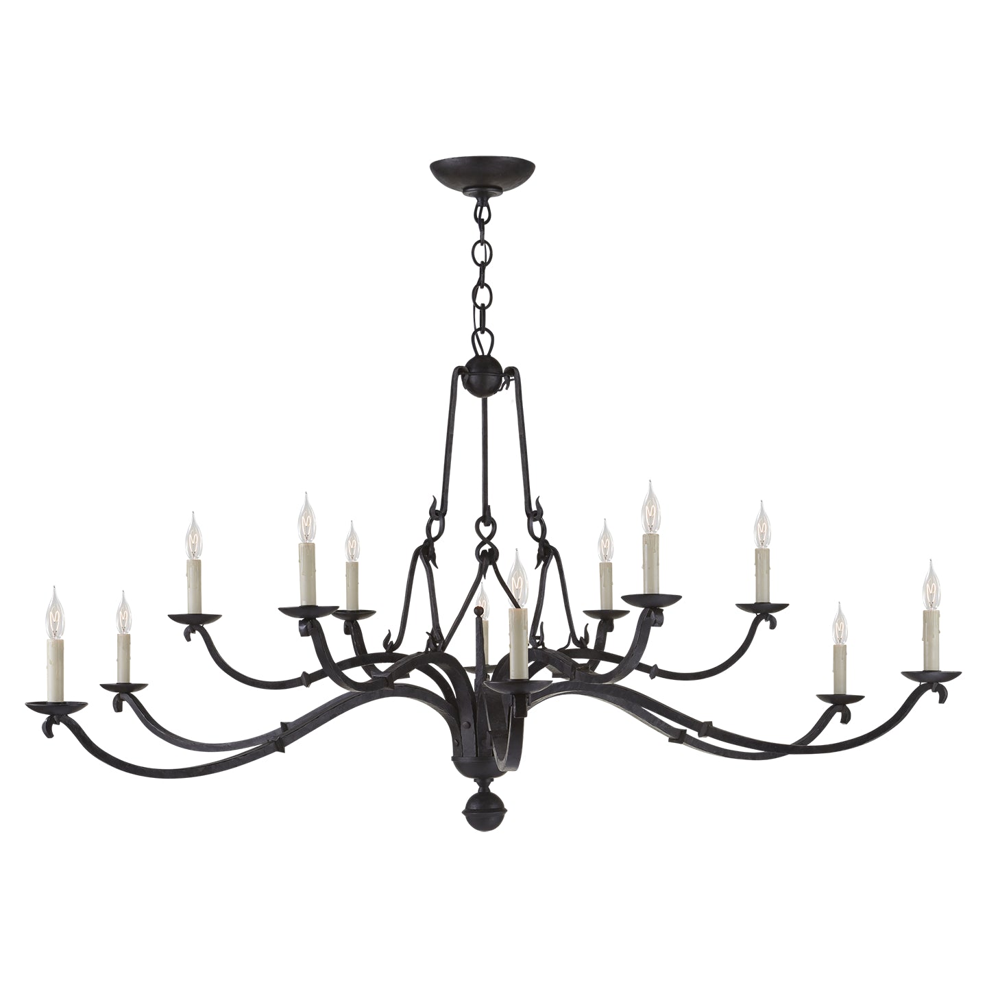 Ralph Lauren - RL 5730AI - 12 Light Chandelier - Allegra - Aged Iron