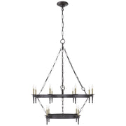 Ralph Lauren - RL 5752AI - 12 Light Chandelier - Branson - Aged Iron