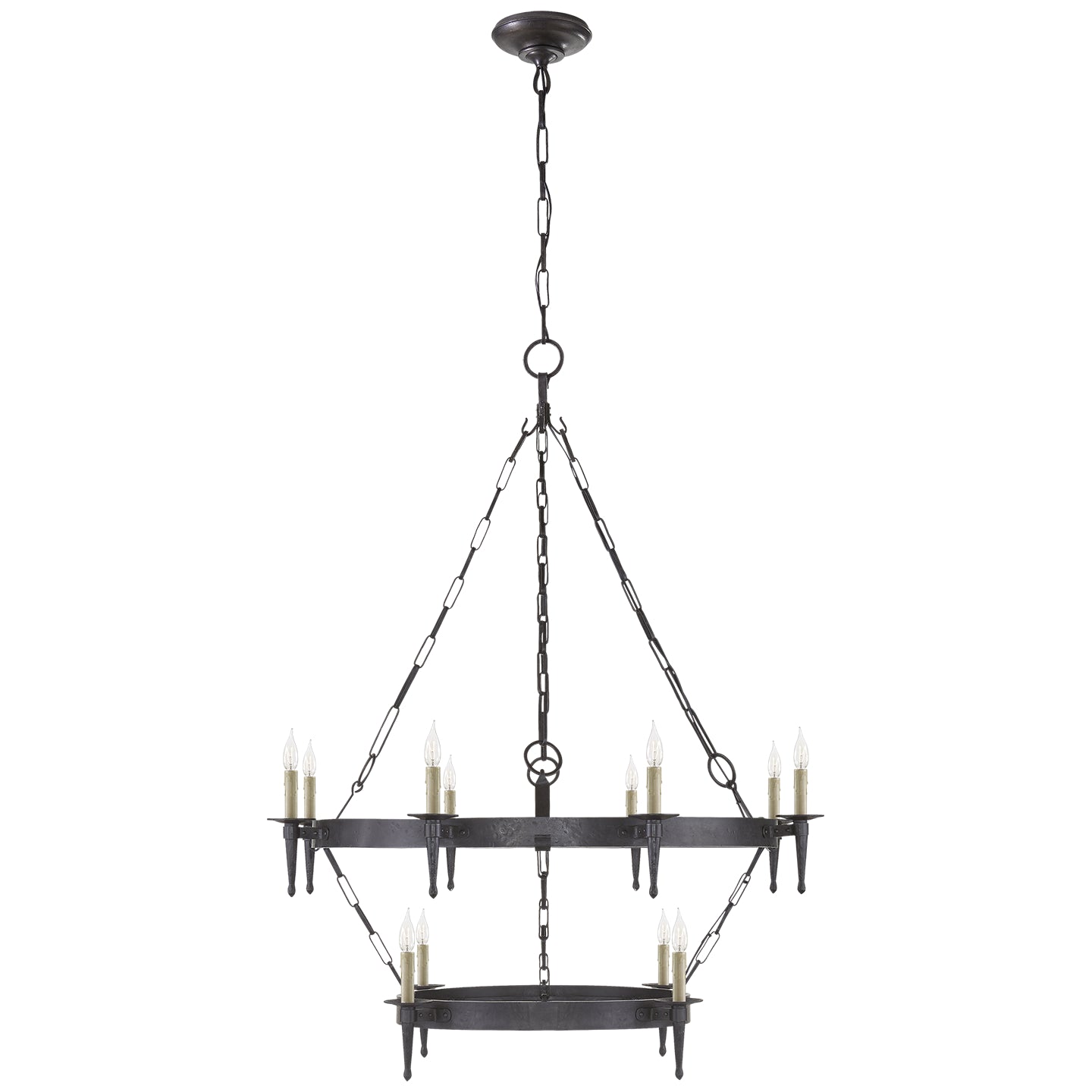 Ralph Lauren - RL 5752AI - 12 Light Chandelier - Branson - Aged Iron