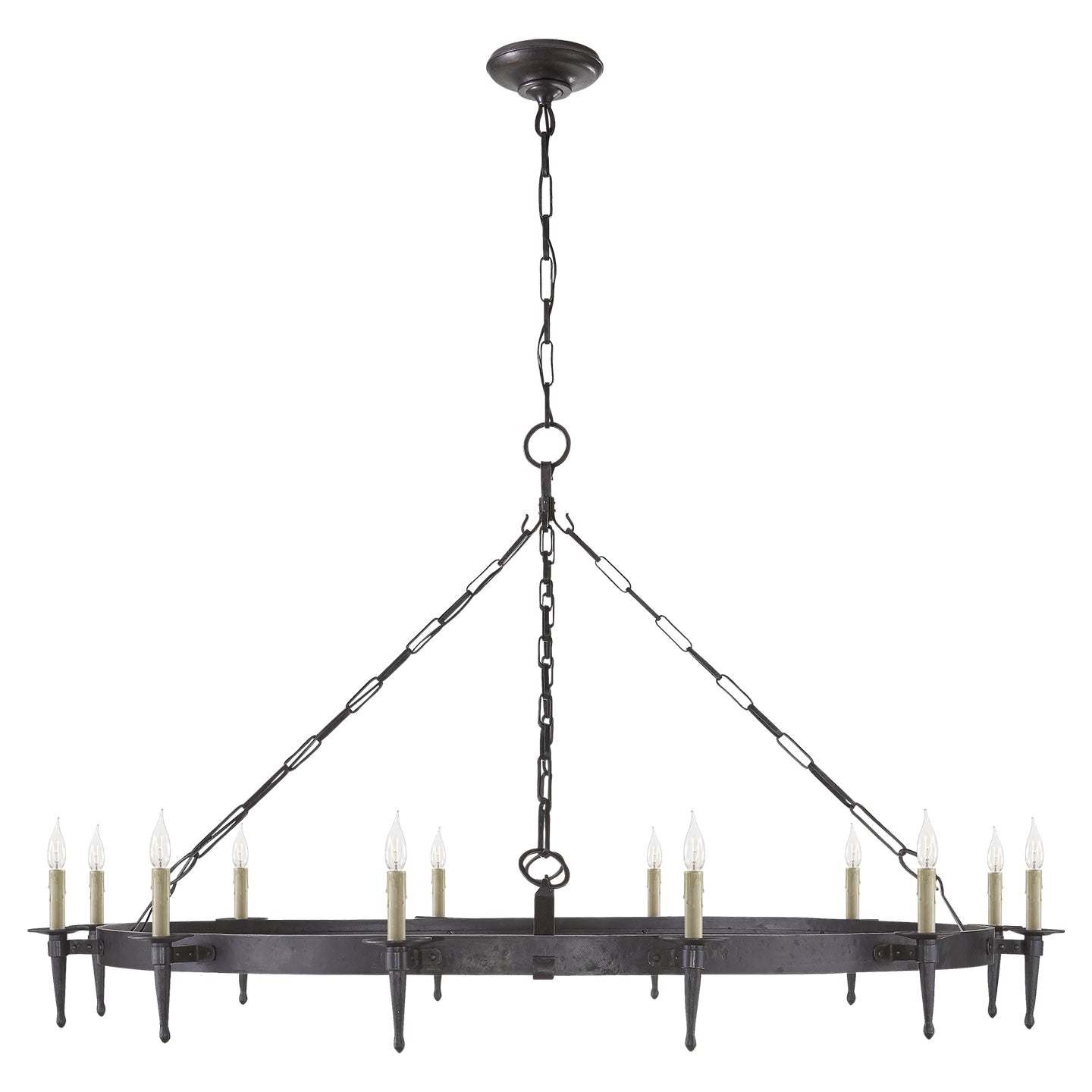 Ralph Lauren - RL 5753AI - 12 Light Chandelier - Branson - Aged Iron