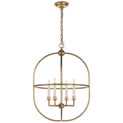 Visual Comfort Signature - CHC 2224G - Four Light Lantern - Desmond Cage - Gild