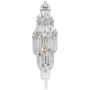 Visual Comfort Signature - SK 2404PN-CA - Two Light Wall Sconce - Adele - Polished Nickel with Clear Acrylic