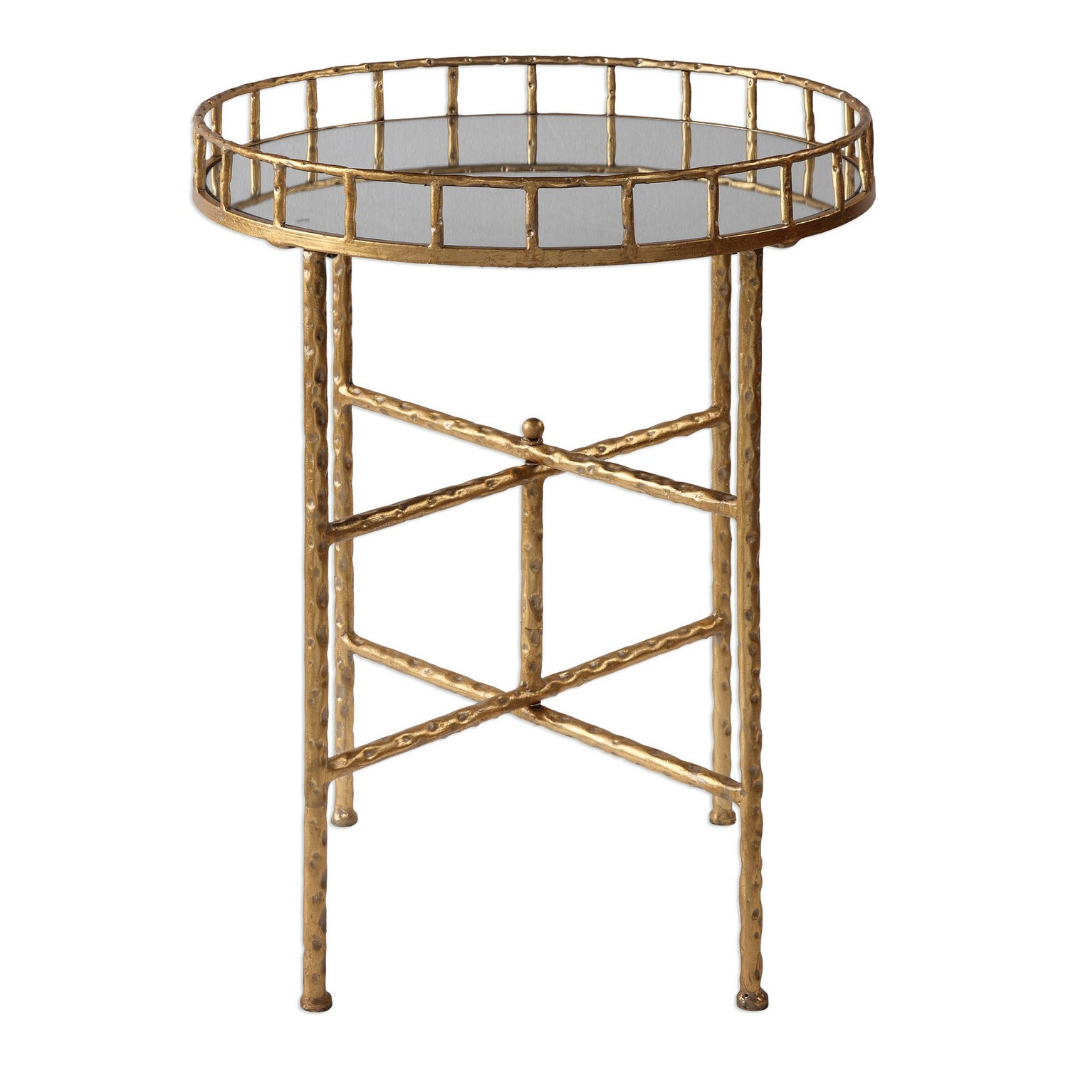 Uttermost - 24711 - Accent Table - Tilly - Bright Gold Leaf