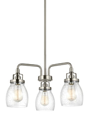 Generation Lighting - 3114503-962 - Three Light Chandelier - Belton - Brushed Nickel