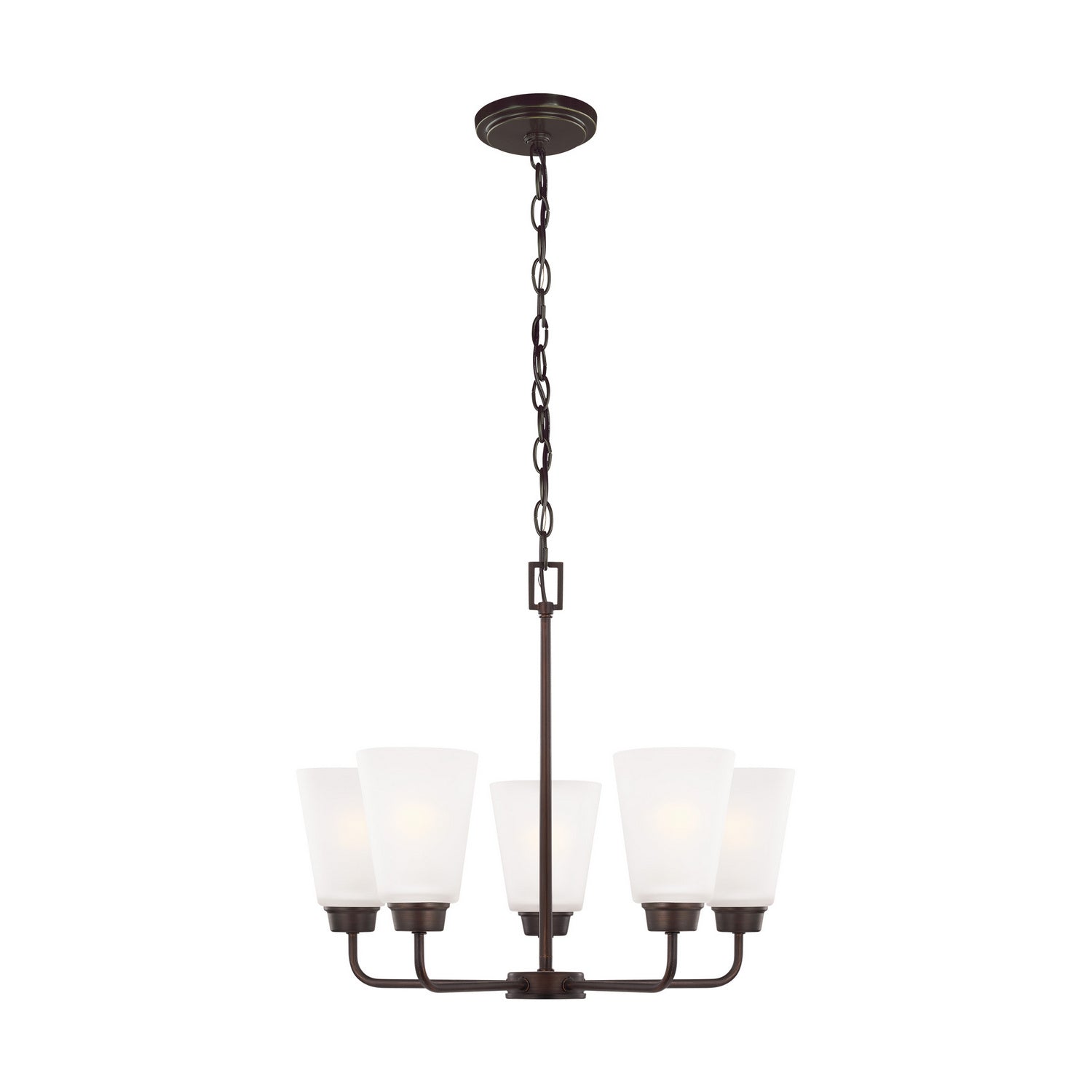 Generation Lighting - 3115205EN3-710 - Five Light Chandelier - Kerrville - Bronze