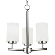 Generation Lighting - 31160EN3-05 - Three Light Chandelier - Oslo - Chrome