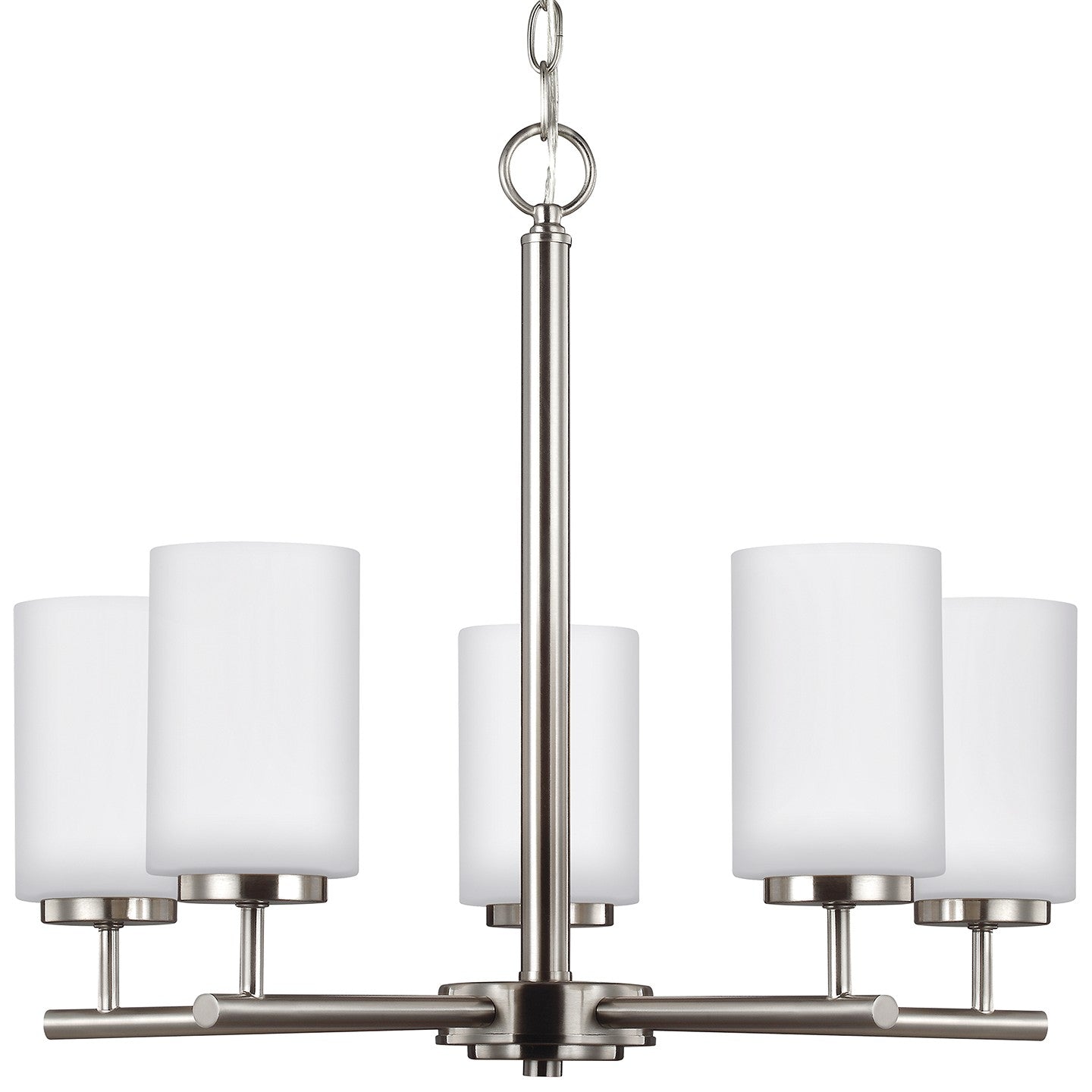 Generation Lighting - 31161-962 - Five Light Chandelier - Oslo - Brushed Nickel