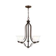 Generation Lighting - 3139005-710 - Five Light Chandelier - Emmons - Bronze