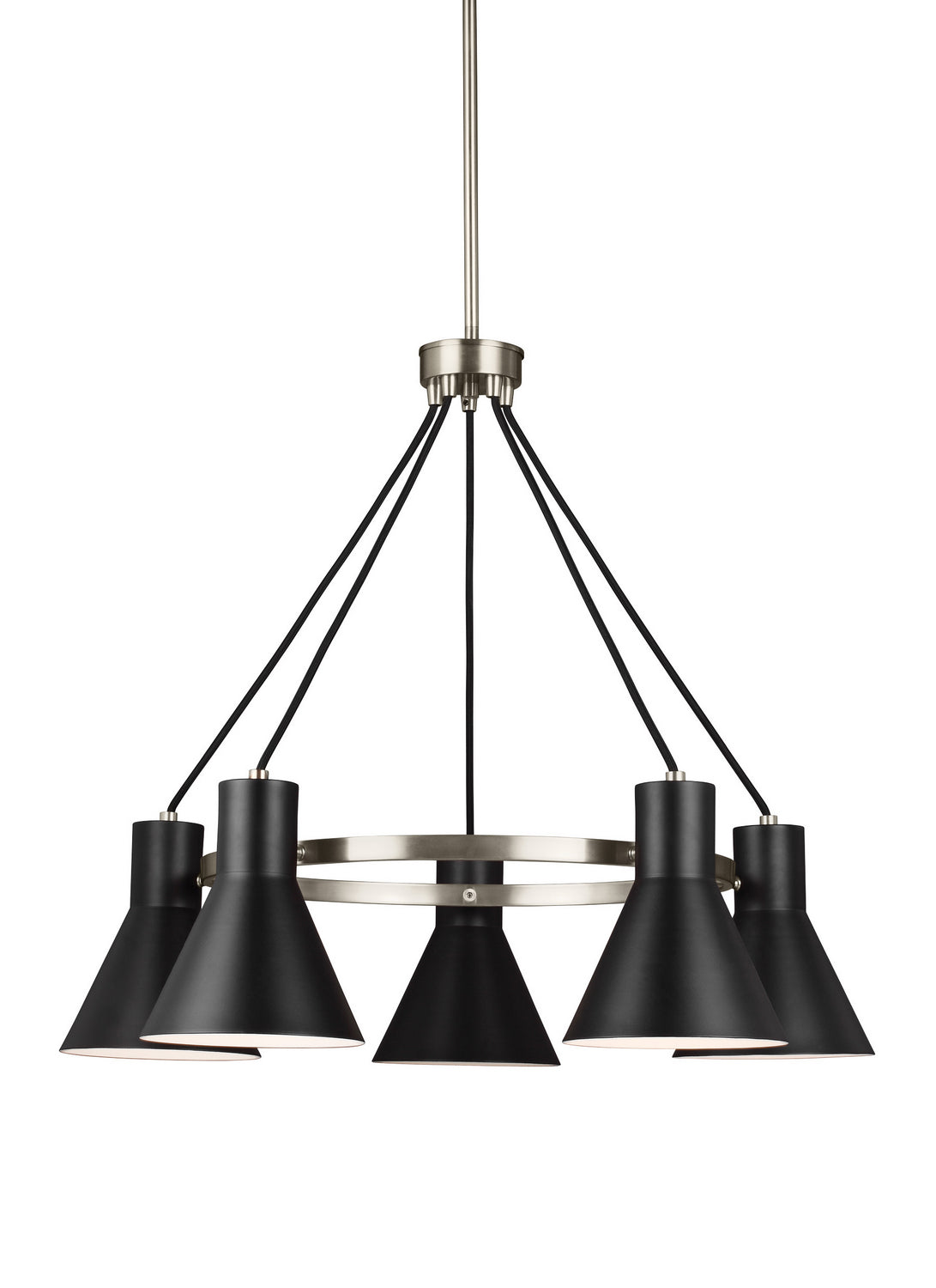Generation Lighting - 3141305EN3-962 - Five Light Chandelier - Towner - Brushed Nickel