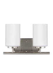 Generation Lighting - 41161-962 - Two Light Wall / Bath - Oslo - Brushed Nickel