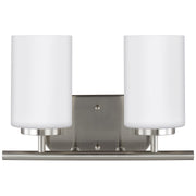 Generation Lighting - 41161EN3-962 - Two Light Wall / Bath - Oslo - Brushed Nickel