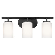 Generation Lighting - 41162EN3-112 - Three Light Wall / Bath - Oslo - Midnight Black