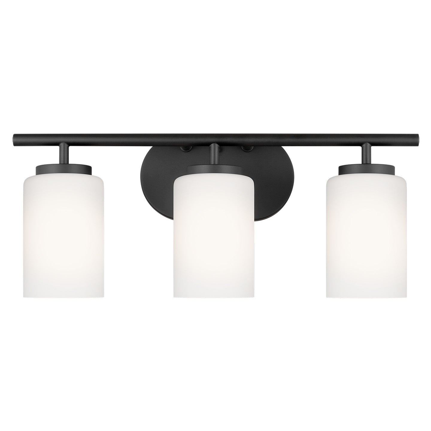 Generation Lighting - 41162EN3-112 - Three Light Wall / Bath - Oslo - Midnight Black
