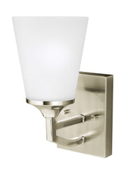 Generation Lighting - 4124501EN3-962 - One Light Wall / Bath Sconce - Hanford - Brushed Nickel