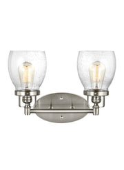 Generation Lighting - 4414502-962 - Two Light Wall / Bath - Belton - Brushed Nickel