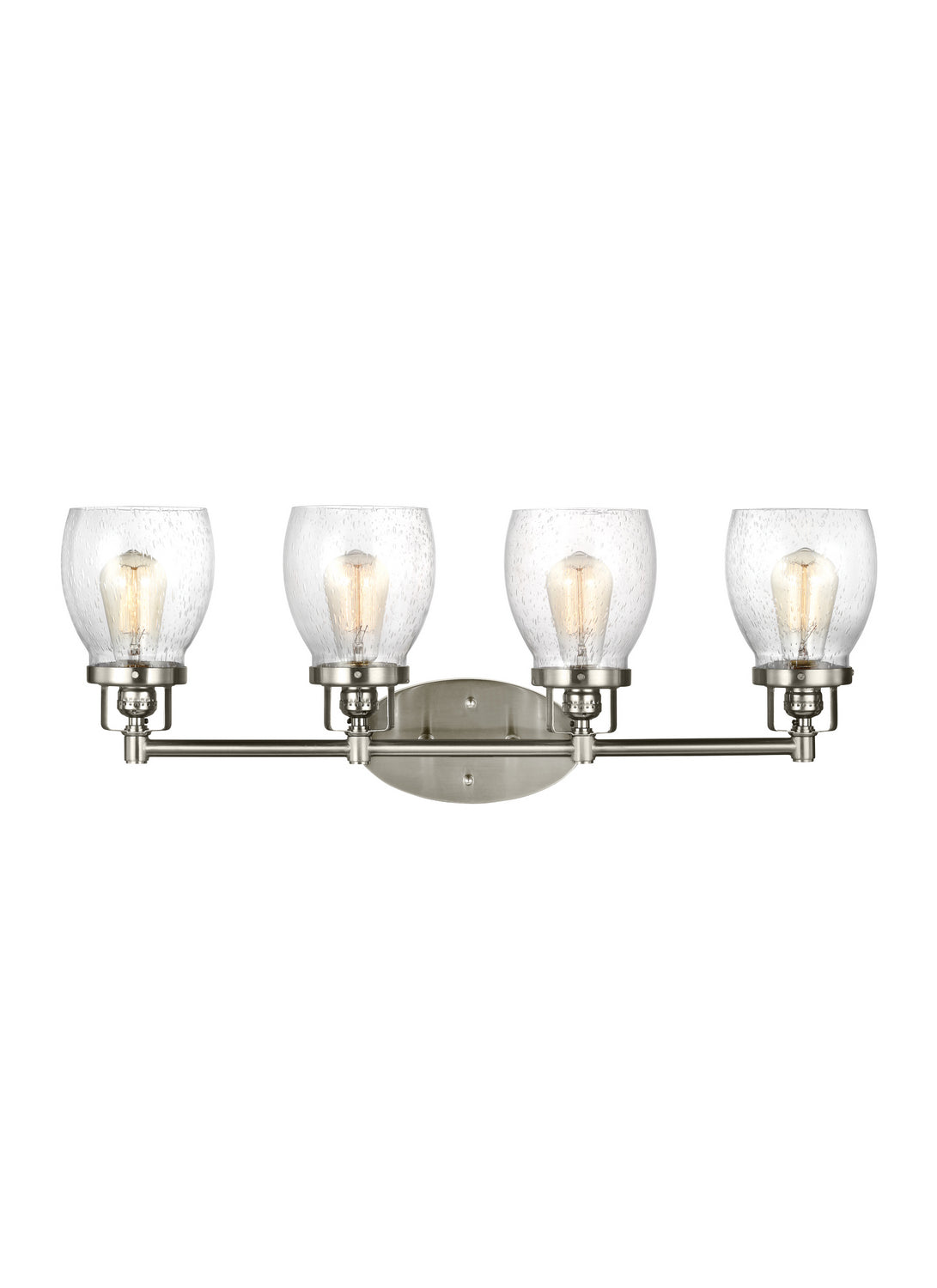 Generation Lighting - 4414504-962 - Four Light Wall / Bath - Belton - Brushed Nickel
