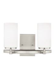 Generation Lighting - 4424602EN3-962 - Two Light Wall / Bath - Alturas - Brushed Nickel