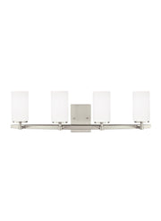 Generation Lighting - 4424604EN3-962 - Four Light Wall / Bath - Alturas - Brushed Nickel