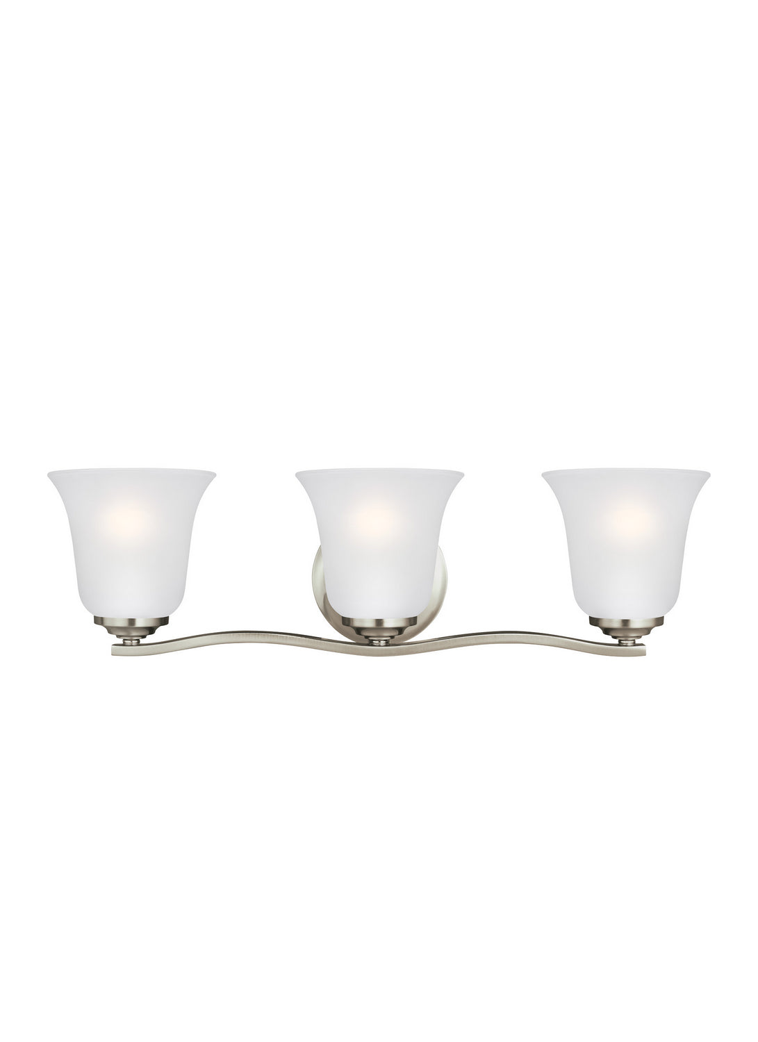 Generation Lighting - 4439003EN3-962 - Three Light Wall / Bath - Emmons - Brushed Nickel