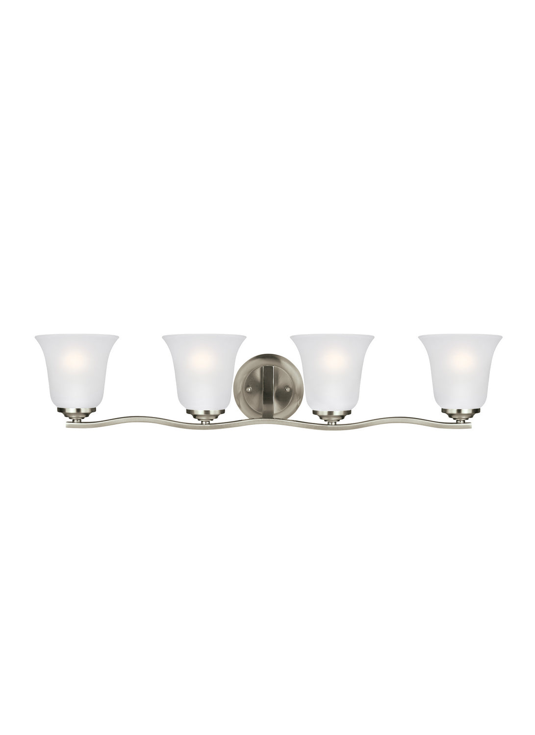 Generation Lighting - 4439004-962 - Four Light Wall / Bath - Emmons - Brushed Nickel