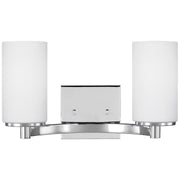 Generation Lighting - 4439102-05 - Two Light Wall / Bath - Hettinger - Chrome