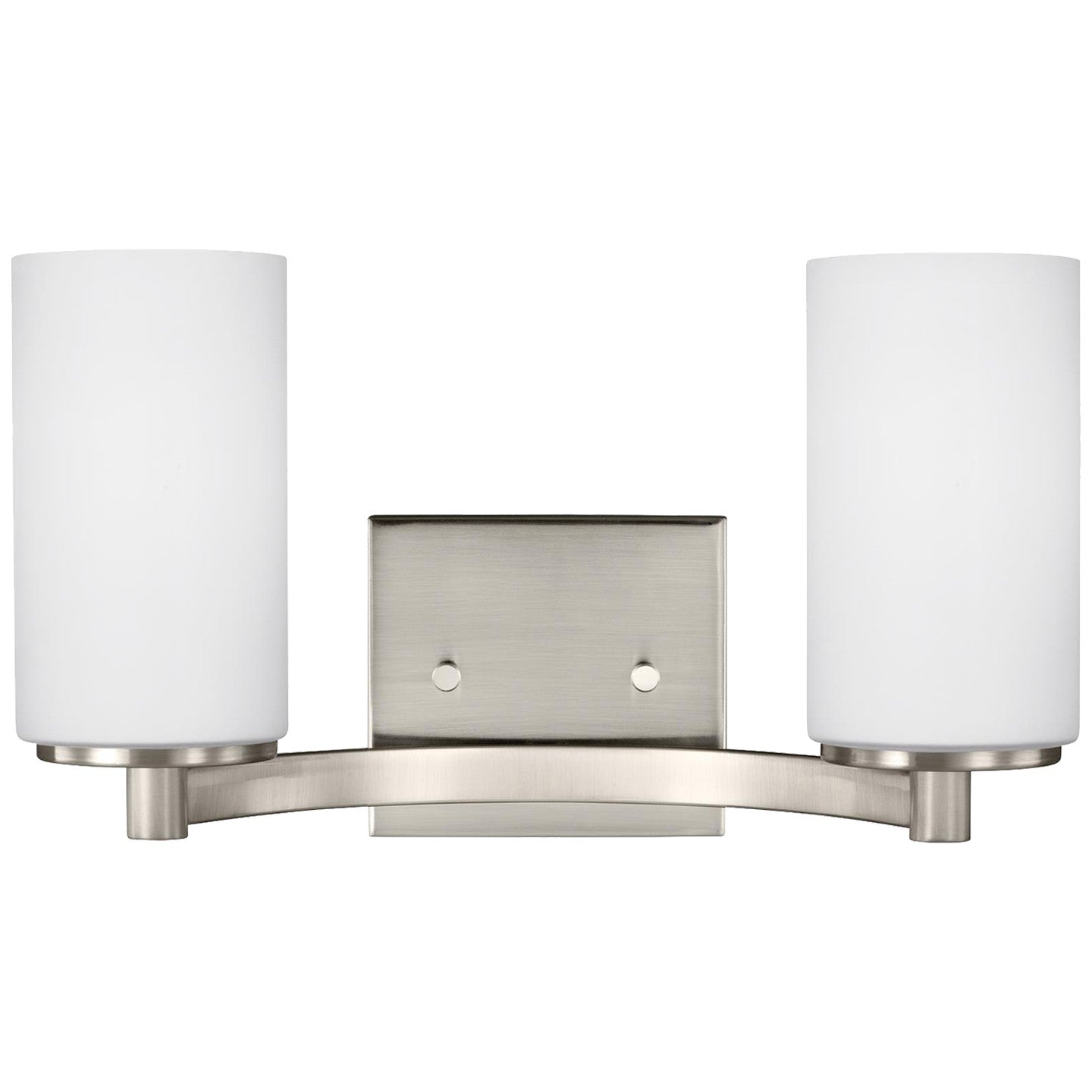 Generation Lighting - 4439102EN3-962 - Two Light Wall / Bath - Hettinger - Brushed Nickel