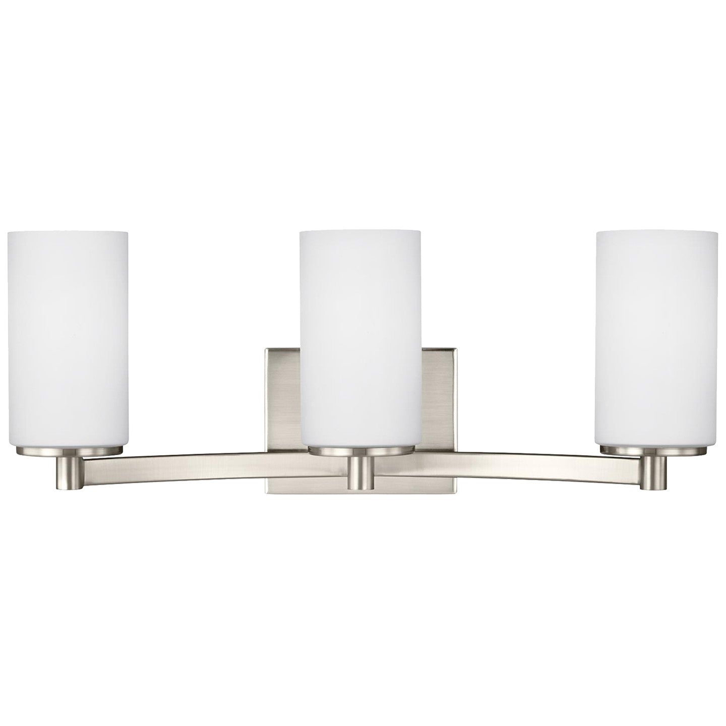 Generation Lighting - 4439103-962 - Three Light Wall / Bath - Hettinger - Brushed Nickel