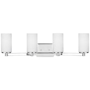 Generation Lighting - 4439104-05 - Four Light Wall / Bath - Hettinger - Chrome